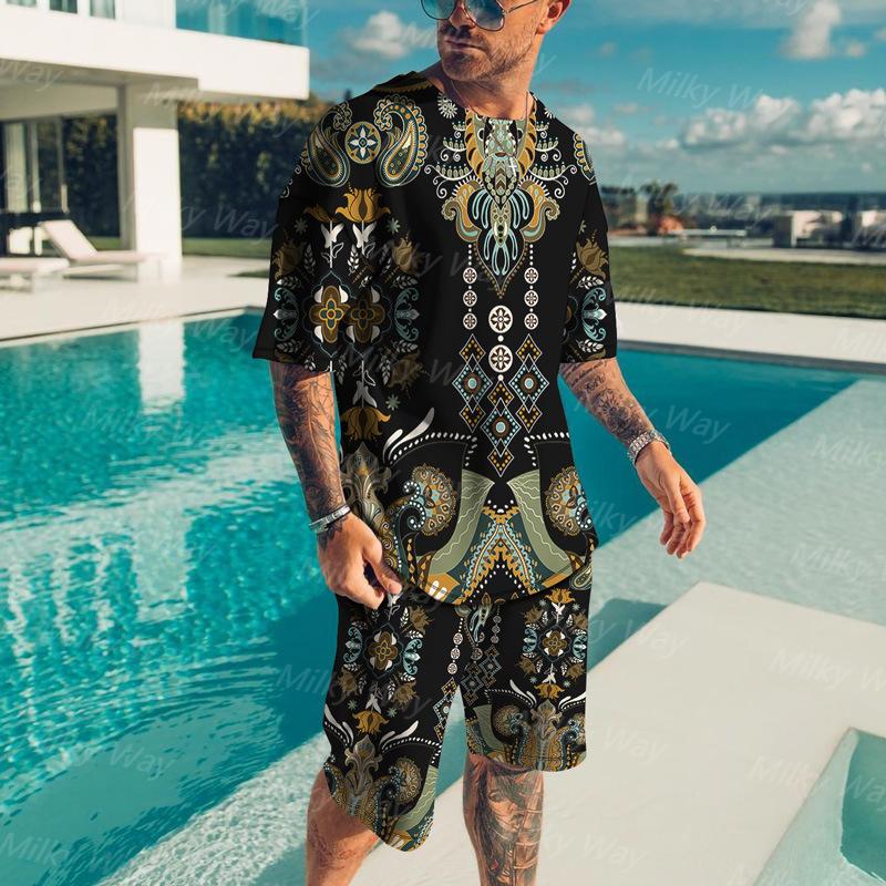 Men's Tracksuits Summer Men's Tracksuit 2 Pieces Vintage T-Shirt Shorts Suit Casual Stylish Sweatersuit Set Male Ethnic Clothing Oversiz, Kz-d6021
Men's Tracksuits Summer Men's Tracksuit 2 Pieces Vintage T-Shirt Shorts Suit Casual Stylish Sweatersuit Set Male Ethnic Clothing Oversiz, Kz-d6021