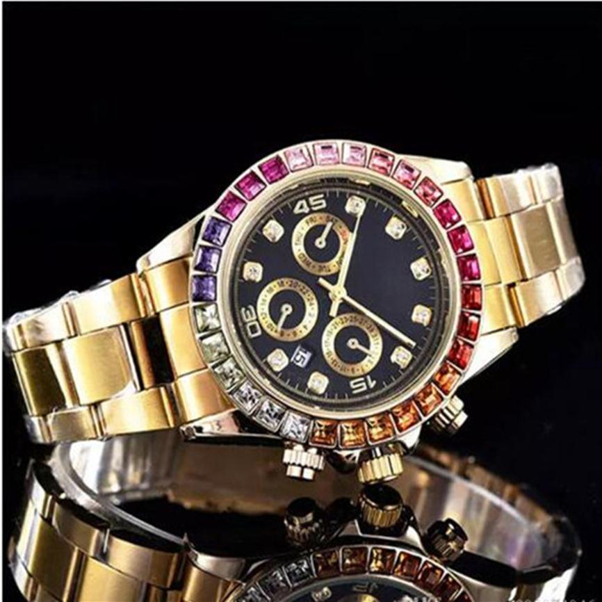 Fashion NeW Luxury Watches Day Date Gold utomatic Movement Men's Watch Diamond Bezel stainless steel Mechanical Mens WristWat273a
Fashion NeW Luxury Watches Day Date Gold utomatic Movement Men's Watch Diamond Bezel stainless steel Mechanical Mens WristWat273a