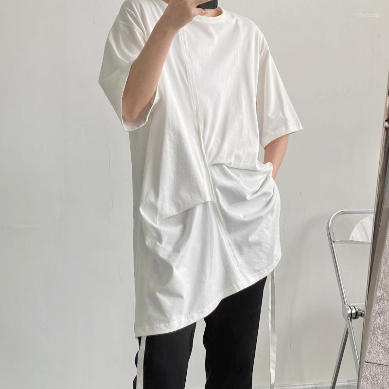 Men's T-Shirts Summer Yamamoto Japanese Simple Asymmetric Short Sleeve T-shirt Loose Round Neck Over Size Large Half, Black
Men's T-Shirts Summer Yamamoto Japanese Simple Asymmetric Short Sleeve T-shirt Loose Round Neck Over Size Large Half, Black
