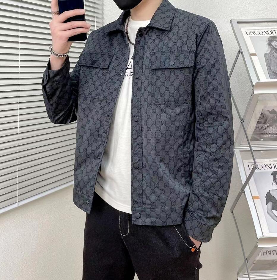 2022GG New Men's Jacket Casual Male Outwear Windbreaker Stand Collar Jacket Men Solid Color Coats Brand, Black
2022GG New Men's Jacket Casual Male Outwear Windbreaker Stand Collar Jacket Men Solid Color Coats Brand, Black