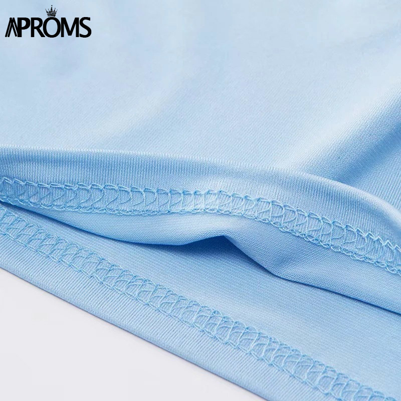 Aproms Candy Color Camis Streetwear Tube Women Summer Ruched Pleated Short Tank Tops 90s Cool Girls Sexy Slim Crop Top Tees 220316