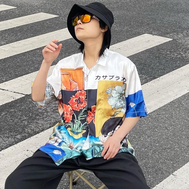 Men' Casual Shirts 2022ss Beach Japanese Short Sleeve High Quality Oil Painting Printing Couple Shirt SleeveMen' Men'sMen
Men' Casual Shirts 2022ss Beach Japanese Short Sleeve High Quality Oil Painting Printing Couple Shirt SleeveMen' Men'sMen