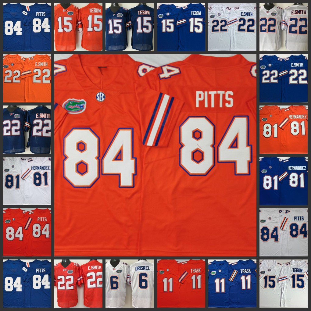 6 Jeff Driskel Jersey 11 Kyle Trask 15 Tim Tebow Emmitt Smith Aaron Hernandez 84 Kyle Pitts 2022 NCAA Florida Gators Stitched Football Jerseys College Wear all in stock, 12 
6 Jeff Driskel Jersey 11 Kyle Trask 15 Tim Tebow Emmitt Smith Aaron Hernandez 84 Kyle Pitts 2022 NCAA Florida Gators Stitched Football Jerseys College Wear all in stock, 12