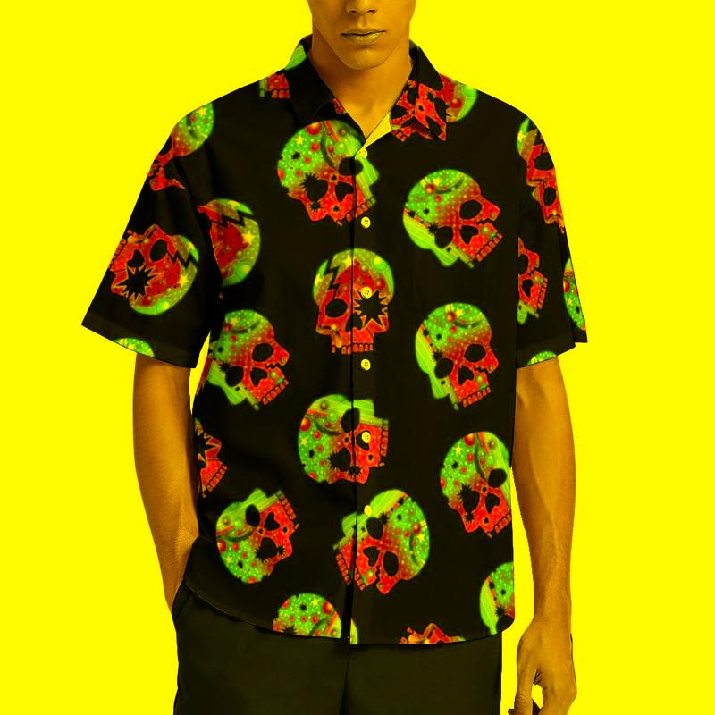 Men's Casual Shirts Sugar Skull Shirt Mens Halloween Skulls Art Daily Harajuku Blouses Short-Sleeve OversizedMen's Men'sMen's, Style
Men's Casual Shirts Sugar Skull Shirt Mens Halloween Skulls Art Daily Harajuku Blouses Short-Sleeve OversizedMen's Men'sMen's, Style