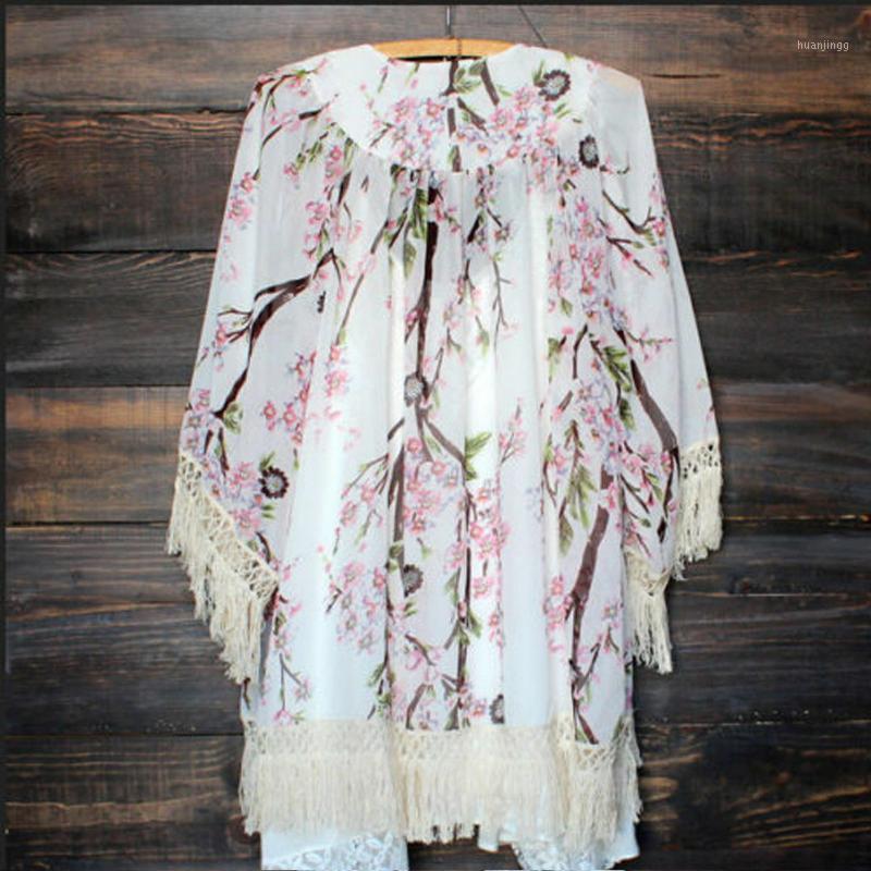 Women Boho Floral Loose Kimono Cardigan Cover Up Chiffon Beach White Lace Tassel Blouse Women' Blouses & Shirts
Women Boho Floral Loose Kimono Cardigan Cover Up Chiffon Beach White Lace Tassel Blouse Women' Blouses & Shirts