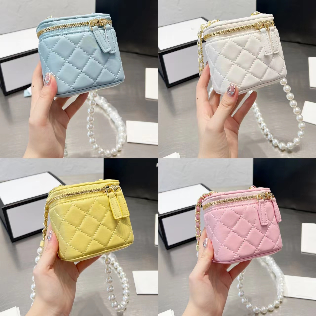 Designer bags women handbags high-quality shoulder bags leather luxury lady classic flowers crossbody bag mini Pearl decoration lipstickbag 10cm, Army green
Designer bags women handbags high-quality shoulder bags leather luxury lady classic flowers crossbody bag mini Pearl decoration lipstickbag 10cm, Army green