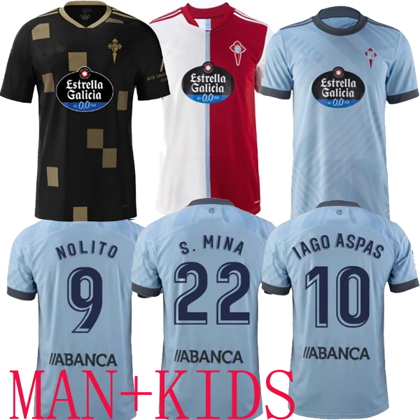 22 23 Celta de Vigo soccer jerseys IAGO ASPAS 2023 2022 AWAY camiseta de fUtbol NOLITO F.BELTRAN HUGO MALLO SOLARI S. MINA Brais MEndez home men kids football shirt, Home final
22 23 Celta de Vigo soccer jerseys IAGO ASPAS 2023 2022 AWAY camiseta de fUtbol NOLITO F.BELTRAN HUGO MALLO SOLARI S. MINA Brais MEndez home men kids football shirt, Home final