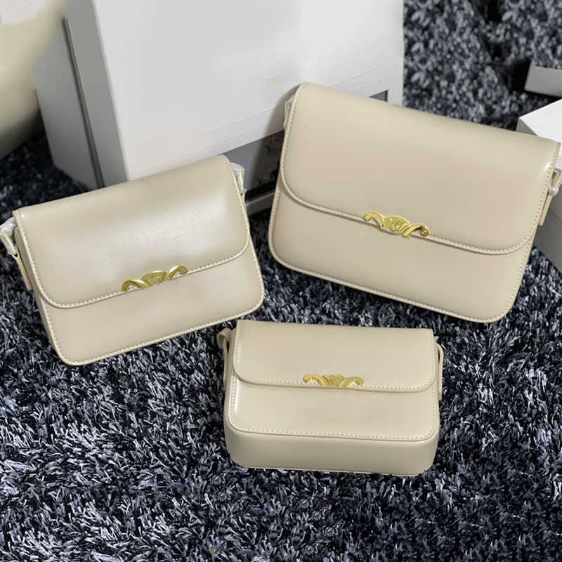 Designer Triomphe Smooth Cowhide Bag Women Teen Cuir Handbag Golden Chain Shopping Bags Lady Wallet 18cm 22cm SJ Celina White, Black 2
Designer Triomphe Smooth Cowhide Bag Women Teen Cuir Handbag Golden Chain Shopping Bags Lady Wallet 18cm 22cm SJ Celina White, Black 2