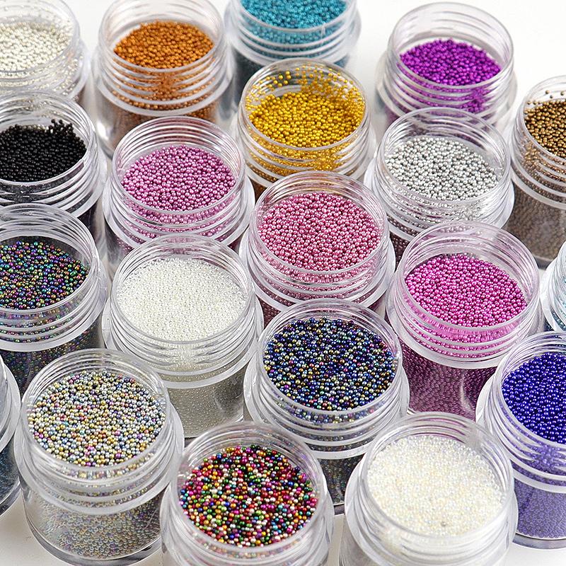 Nail Art Decorations 10g/Box 0.6mm0.8mm Mini Caviar Beads 12 Colors Micro Nails Rhinestones 3D DecorationsNail
Nail Art Decorations 10g/Box 0.6mm0.8mm Mini Caviar Beads 12 Colors Micro Nails Rhinestones 3D DecorationsNail