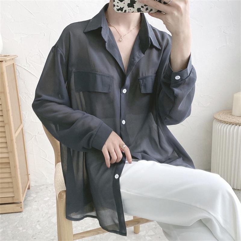 Women's Blouses & Shirts HziriP 2022 Minimalist Solid Full Sleeves Casual Light Femme Gentle Summer Chic Loose-Fitting All Match, White
Women's Blouses & Shirts HziriP 2022 Minimalist Solid Full Sleeves Casual Light Femme Gentle Summer Chic Loose-Fitting All Match, White