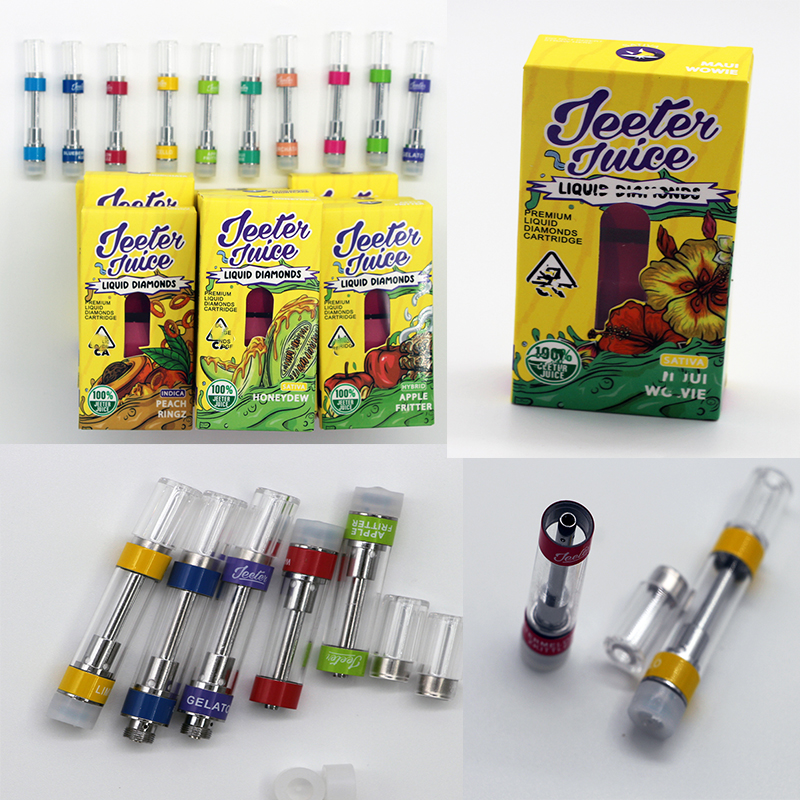 Jeeter Juice Carts Ceramic Coil Atomizer Vape Cartridges 0.8ml 1.0ml Empty Atomizer 510 Thread Thick Oil Cartridge Vaporizer with Packaging
Jeeter Juice Carts Ceramic Coil Atomizer Vape Cartridges 0.8ml 1.0ml Empty Atomizer 510 Thread Thick Oil Cartridge Vaporizer with Packaging
