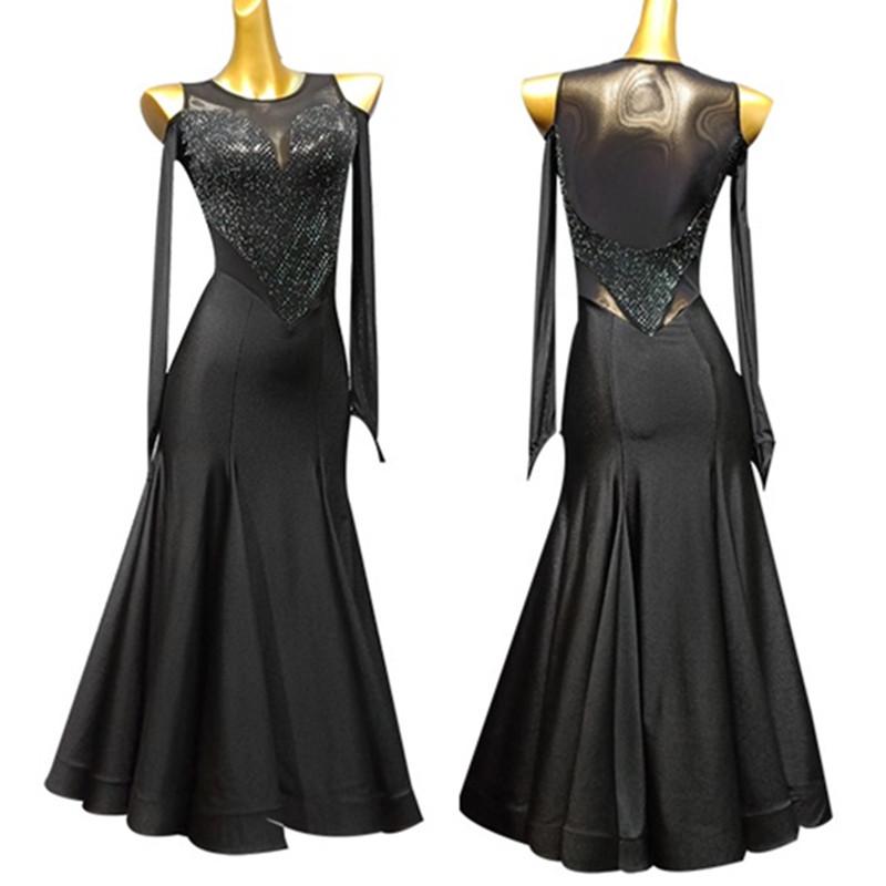 Stage Wear Sexy Ballroom Dress Standard Dance For Dancing Waltz Fringe Sequins Long Tango Black Evening WomenStage
Stage Wear Sexy Ballroom Dress Standard Dance For Dancing Waltz Fringe Sequins Long Tango Black Evening WomenStage