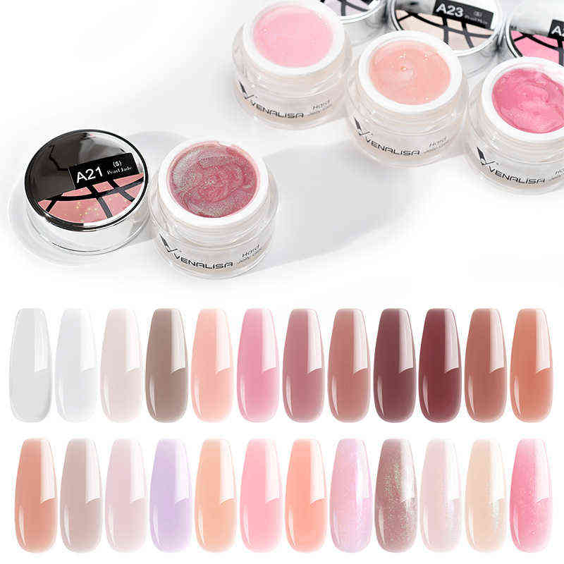 NXY Nail Gel 50ml New Extension Uv Led Jelly Soak Off Sculpture Camouflage Poly Canni Supply Extending Clear Color 0328