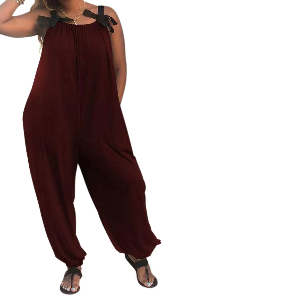 Women' Jumpsuits & Rompers Plus Size Women Casual Loose Baggy Jumpsuit Romper Dungarees Playsuit Trousers Overalls Harem Strap Pant, Black
Women' Jumpsuits & Rompers Plus Size Women Casual Loose Baggy Jumpsuit Romper Dungarees Playsuit Trousers Overalls Harem Strap Pant, Black