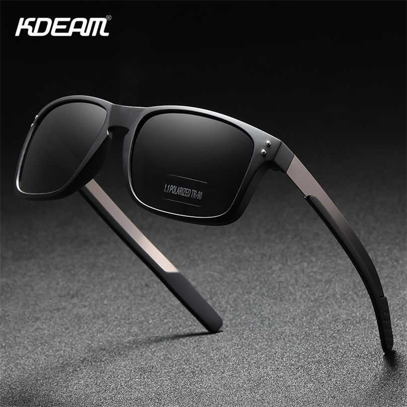 KDEAM Rectangular Polarized Sunglasses Men Outdoor Driving Sun Glasses Man TR90 Flexible Frame Mix Stainless Steel Temple 220616
KDEAM Rectangular Polarized Sunglasses Men Outdoor Driving Sun Glasses Man TR90 Flexible Frame Mix Stainless Steel Temple 220616