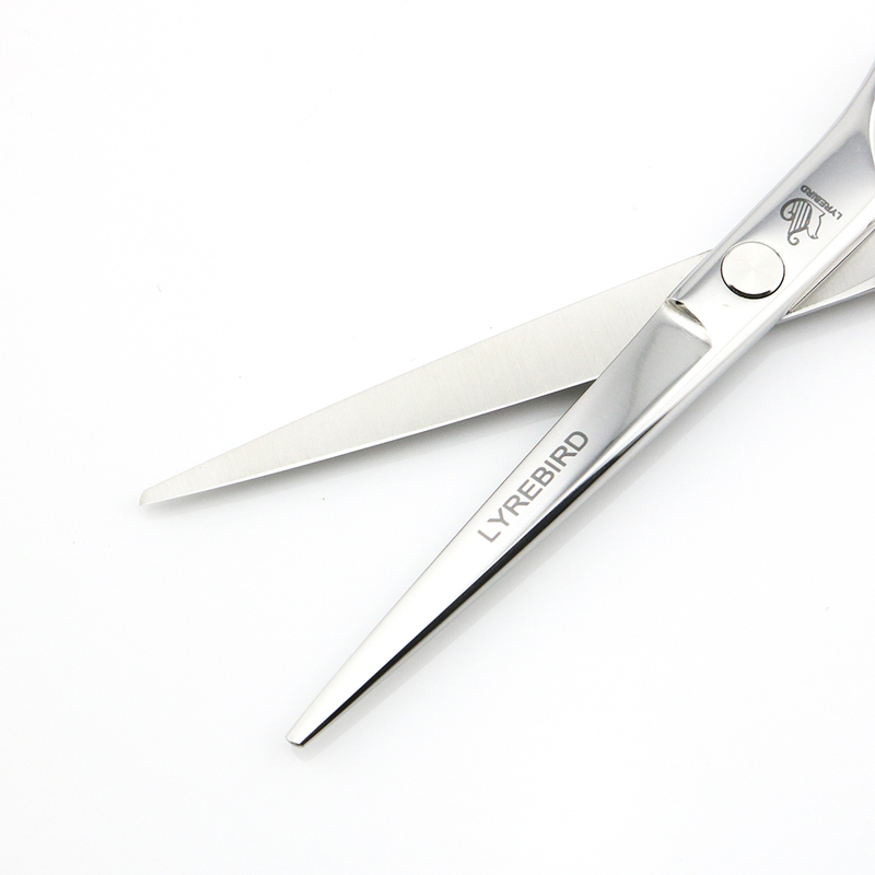 Japan Hair Scissors set Silver 5.5 INCH 6 dressing scissors Cutting Very Sharp Lyrebird 220317