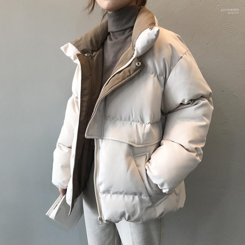 Women's Down & Parkas 2022 Winter Women Coat Zipper Button Thick Warm Chic Solid Parka Casual Loose Padded Cotton Jacket Femme Guin22, Beige
Women's Down & Parkas 2022 Winter Women Coat Zipper Button Thick Warm Chic Solid Parka Casual Loose Padded Cotton Jacket Femme Guin22, Beige