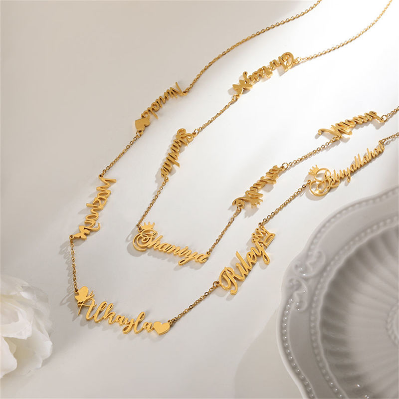 Personalized Name Necklace Minimalist Custom Jewelry | Family & Friendship Gift 4 6a7ef