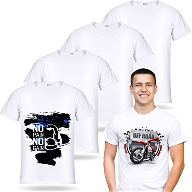 Sublimation Blank T-Shirt White Polyester Shirts Sublimation Short Sleeve T-Shirt for DIY Crew Neck Clothes
Sublimation Blank T-Shirt White Polyester Shirts Sublimation Short Sleeve T-Shirt for DIY Crew Neck Clothes