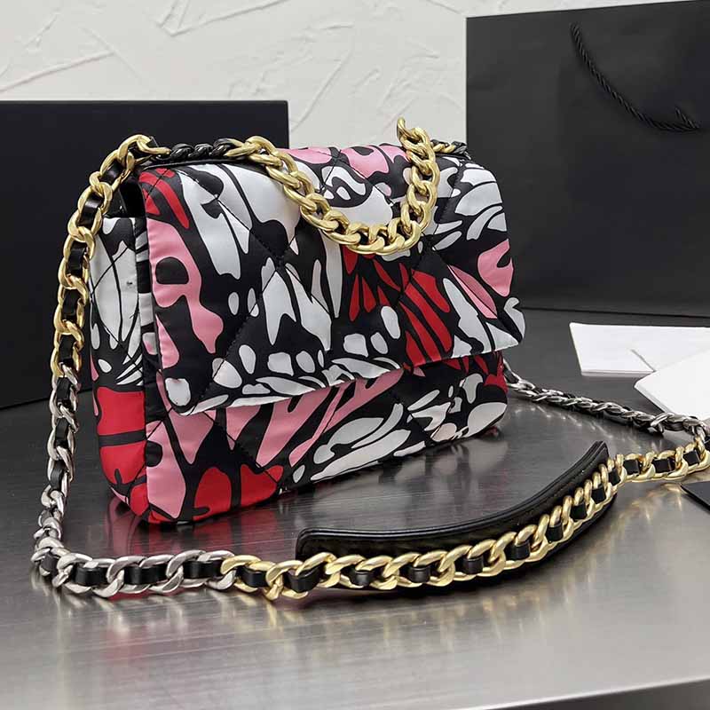 Women Flap Mini Designer Bags Multicolor Butterfly Print Classic Handbags Luxury Gold-Tone/silver Metal Chains Crossbody Shoulder Bag Totes Bags For Womens 25CM ZH, Multi-color
Women Flap Mini Designer Bags Multicolor Butterfly Print Classic Handbags Luxury Gold-Tone/silver Metal Chains Crossbody Shoulder Bag Totes Bags For Womens 25CM ZH, Multi-color