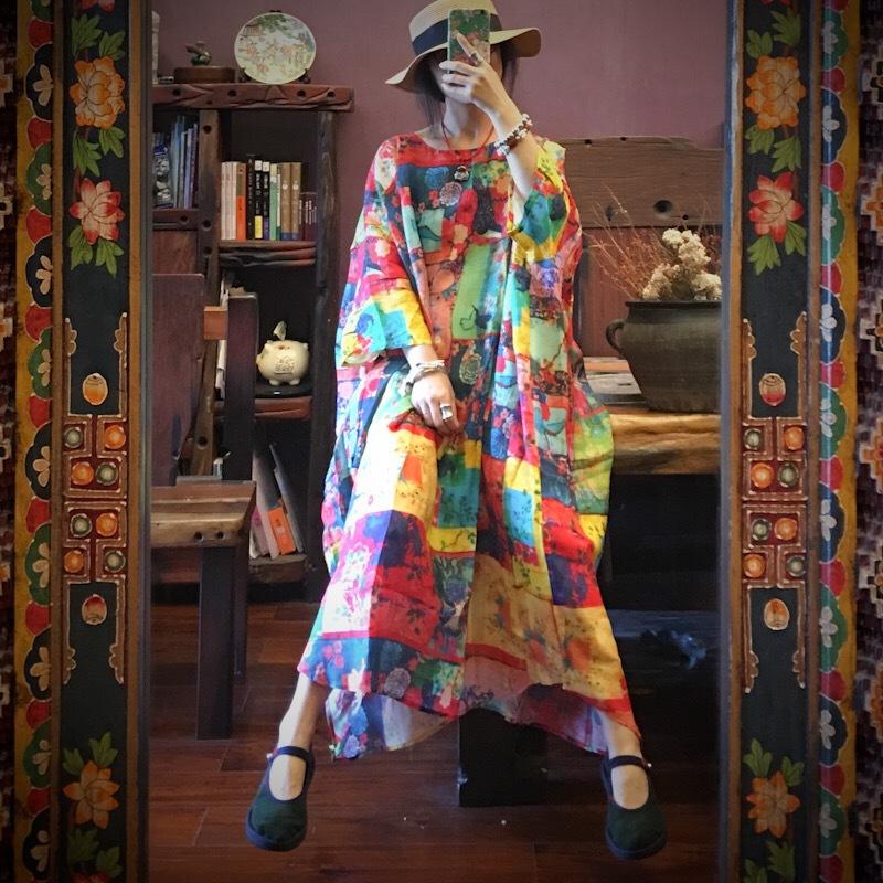 Casual Dresses Women Ramie Patchwork Print Robe Dress Ladies Female 2022 Loose DressesCasual, Picture
Casual Dresses Women Ramie Patchwork Print Robe Dress Ladies Female 2022 Loose DressesCasual, Picture