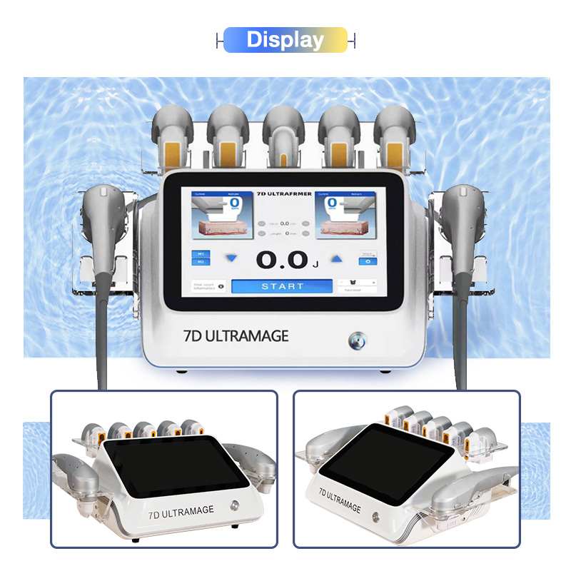 Upgraded 7D HIFU Face Lifting Machine SMAS Skin Tightening Wrinkle Removal Treatment Hifu Therapy Ultrasound Devices