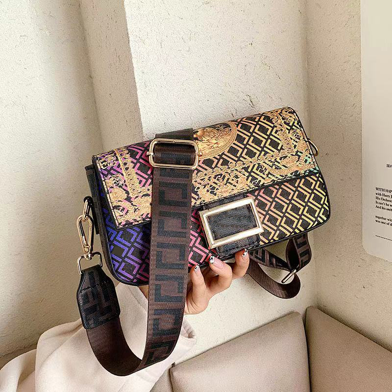 Fashion Women Crossbody Bag Gradient Graffiti Design Shoulder Bags Double Strap Casual Leather Lady Cross Body Bags, Color 6
Fashion Women Crossbody Bag Gradient Graffiti Design Shoulder Bags Double Strap Casual Leather Lady Cross Body Bags, Color 6