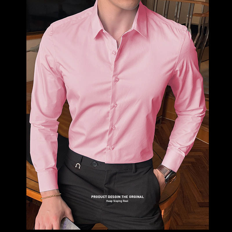 Fashion Cotton Long Sleeve Shirt Solid Slim Fit Male Social Casual Business White Black Dress Shirts 5XL 6XL 7XL 8XL 220322