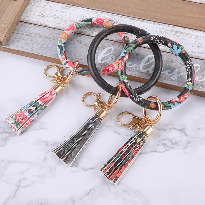 Keychains Makersland PU Leather Keychain Bracelet Leopard Snake Keyring Boho Plaid Style Round Key Wrist Strap WholesaleKeychains
Keychains Makersland PU Leather Keychain Bracelet Leopard Snake Keyring Boho Plaid Style Round Key Wrist Strap WholesaleKeychains