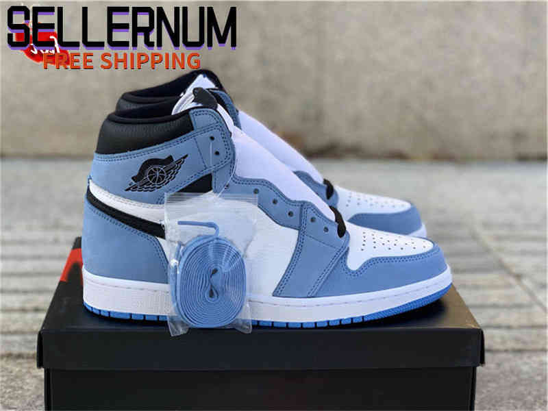 1 High OG White University Blue Black 1S Men Women Outdoor Shoes Zapatos Sports Sneakers With Original Midnight
1 High OG White University Blue Black 1S Men Women Outdoor Shoes Zapatos Sports Sneakers With Original Midnight