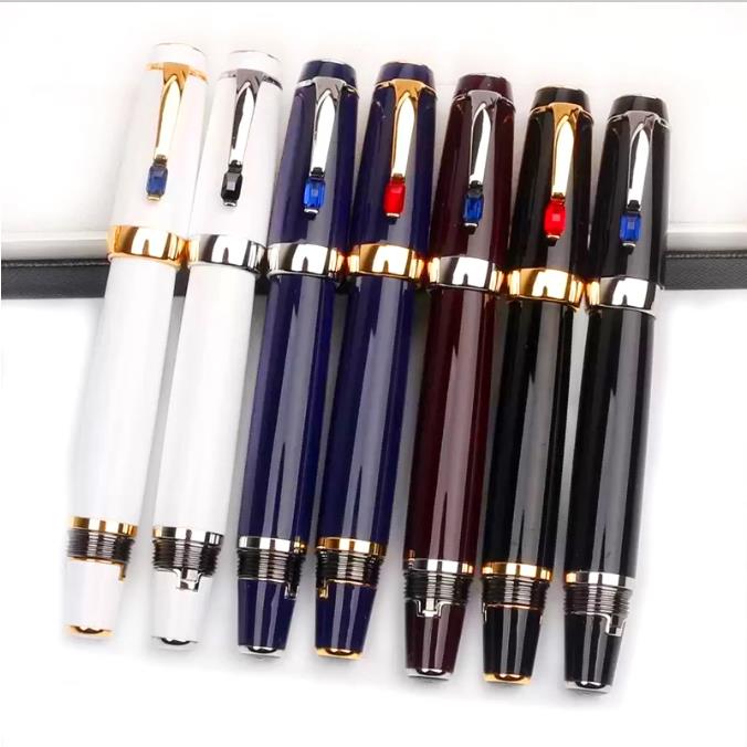 Luxury Pens Bohemia White Resin Fountain pen Office and School Writing Supplies Gift with random diamond, As pic show
Luxury Pens Bohemia White Resin Fountain pen Office and School Writing Supplies Gift with random diamond, As pic show