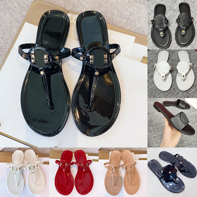 

2022 Platform Sandals Wedge Low Heels Peep Toe flip flops Fashion Luxury Designer Slides Sliders Summer Mules Shoes For Women Leather Rubber Thong Slippers, 22