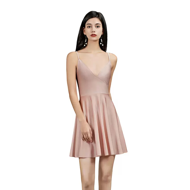 2022 Spaghetti Strap Short A Line Homecoming Dress V Neck Simple Summer Beach Women Maid of Honor Bridesmaids Dress Cocktail Party Mini Gowns Cps3009, Same as picture
2022 Spaghetti Strap Short A Line Homecoming Dress V Neck Simple Summer Beach Women Maid of Honor Bridesmaids Dress Cocktail Party Mini Gowns Cps3009, Same as picture