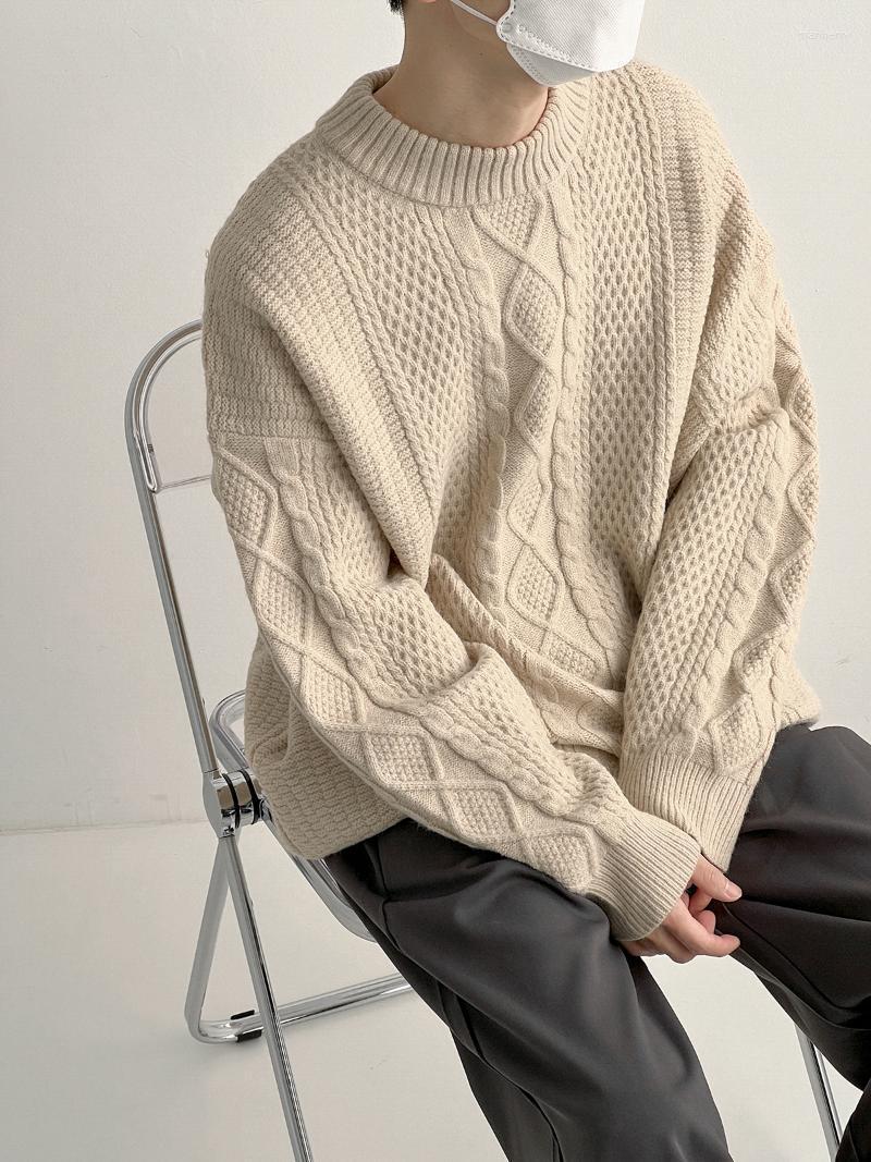 Men's Sweaters Twist Sweater Men's Loose And Versatile Autumn Winter Warmth Thick Round Neck Knit InsMen's Mari22, Black
Men's Sweaters Twist Sweater Men's Loose And Versatile Autumn Winter Warmth Thick Round Neck Knit InsMen's Mari22, Black