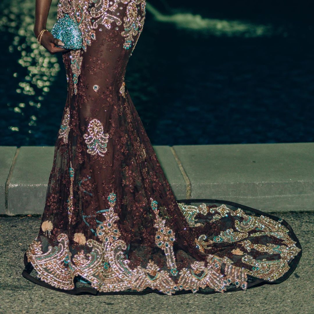 Plus Size Arabic Aso Ebi Luxurious Lace Mermaid Prom Dresses Beaded Crystals Evening Formal Party Second Reception Birthday Engagement Gowns Dress ZJ6