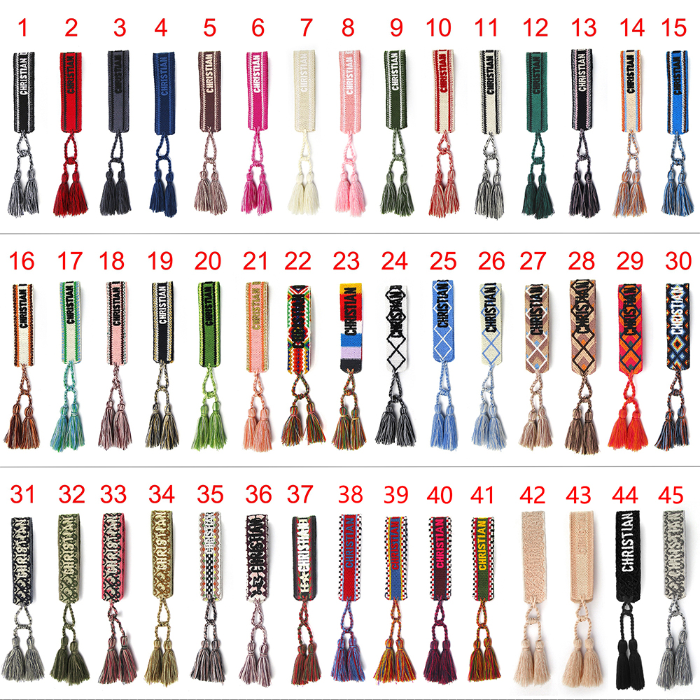 2022 Vintage Fashion D Brand Colorful Cotton Bracelet Friendship Rope Tassel Charm Christina Name Logo Design High Quality Embroidery Bracelet Jewelry Hot Summer
2022 Vintage Fashion D Brand Colorful Cotton Bracelet Friendship Rope Tassel Charm Christina Name Logo Design High Quality Embroidery Bracelet Jewelry Hot Summer