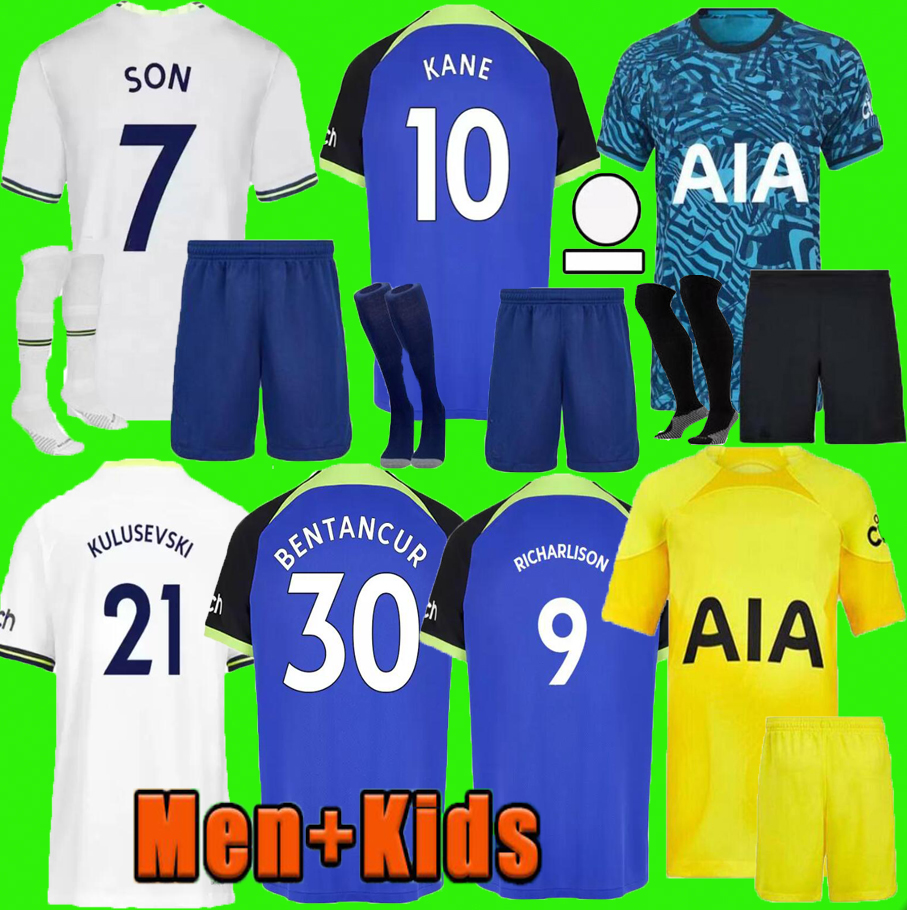 Men kids kit 22 23 SON BERGWIJN Soccer Jerseys 2022 2023 LUCAS HOjbjerg ROMERO REGUILON BRYAN KULUSEVSKI BENTANCUR TOTTEN KANE RICHARLISON Football shirt 16-4XL
Men kids kit 22 23 SON BERGWIJN Soccer Jerseys 2022 2023 LUCAS HOjbjerg ROMERO REGUILON BRYAN KULUSEVSKI BENTANCUR TOTTEN KANE RICHARLISON Football shirt 16-4XL