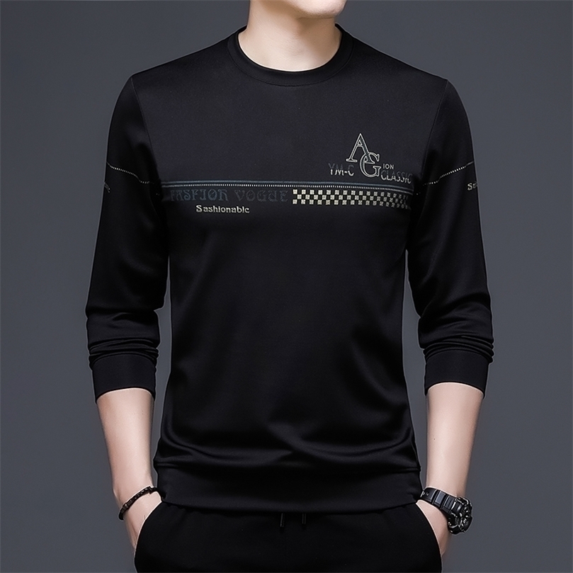 BROWON Autumn Korean Men Clothes Long Sleeve Sweatshirt Casual Fashion Brand Pullover Solid Color Tops for M-4XL 220406, Black
BROWON Autumn Korean Men Clothes Long Sleeve Sweatshirt Casual Fashion Brand Pullover Solid Color Tops for M-4XL 220406, Black