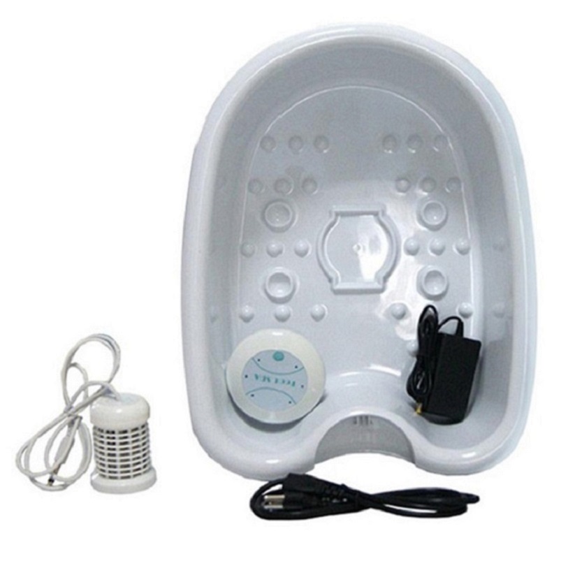 Foot Spa Detox Machine with Portable Bag, Ionic Detox Foot Bath Machine Hydrogen Negative ion Tub with Foot Basin