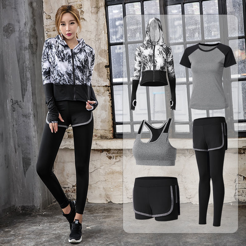 Active Sets 5 Pieces Running Sets Women Yoga Sports Suit Jogging Sportswear Female Gym Fitness Tights Running Training Tracksuit Clothes 220826
Active Sets 5 Pieces Running Sets Women Yoga Sports Suit Jogging Sportswear Female Gym Fitness Tights Running Training Tracksuit Clothes 220826