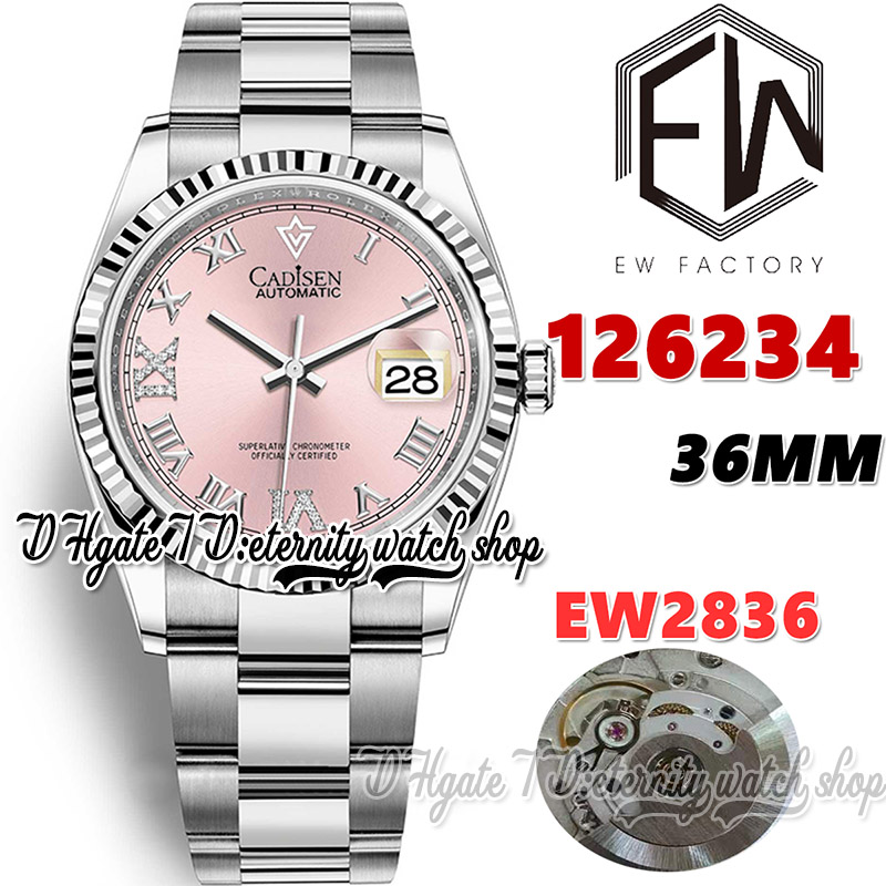 EWF V3 ew126234 ew2836 Automatic Womens Watch 36MM Fluted Bezel Pink Dial Roman Markers 904L Steel Bracelet With Same Serial Warranty Card eternity Couple Watches, Watch waterproof cost
EWF V3 ew126234 ew2836 Automatic Womens Watch 36MM Fluted Bezel Pink Dial Roman Markers 904L Steel Bracelet With Same Serial Warranty Card eternity Couple Watches, Watch waterproof cost