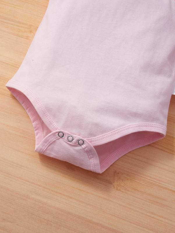 Sheen B Baby Girl 3-piece set plain suspender Jumpsuit SHE