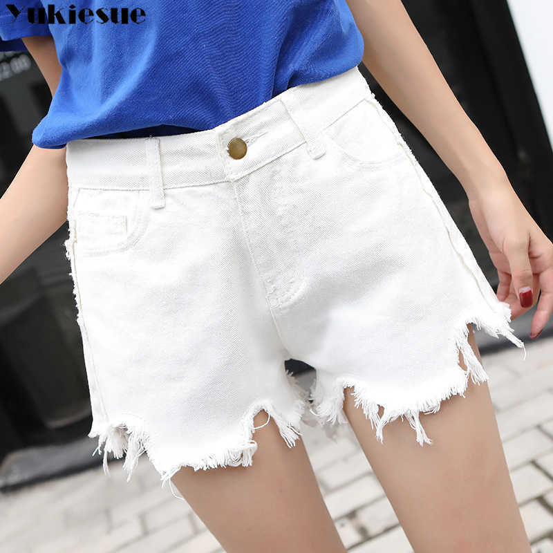womens shorts woman summer ripped high waist denim for women femme jeans womens clothing ladies pants 210608, White
womens shorts woman summer ripped high waist denim for women femme jeans womens clothing ladies pants 210608, White