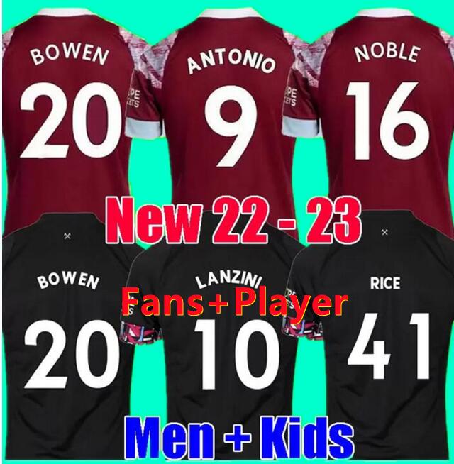 22 23 WHU west hams BOWEN BENRAHMA soccer jerseys fans Player version 2022 2023 ZOUMA RICE P.Fornals LANZINI ANTONIO NOBLE VLASIC NOBLE football shirts UNITED men kids, Adult 22/23 home +patch
22 23 WHU west hams BOWEN BENRAHMA soccer jerseys fans Player version 2022 2023 ZOUMA RICE P.Fornals LANZINI ANTONIO NOBLE VLASIC NOBLE football shirts UNITED men kids, Adult 22/23 home +patch