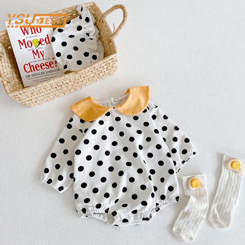 Jumpsuits Spring Autumn Infant Baby Girls Long Sleeves Dot Printing Rompers Children Jumpsuit Kids 0-2YrsJumpsuits, K2468 white
Jumpsuits Spring Autumn Infant Baby Girls Long Sleeves Dot Printing Rompers Children Jumpsuit Kids 0-2YrsJumpsuits, K2468 white