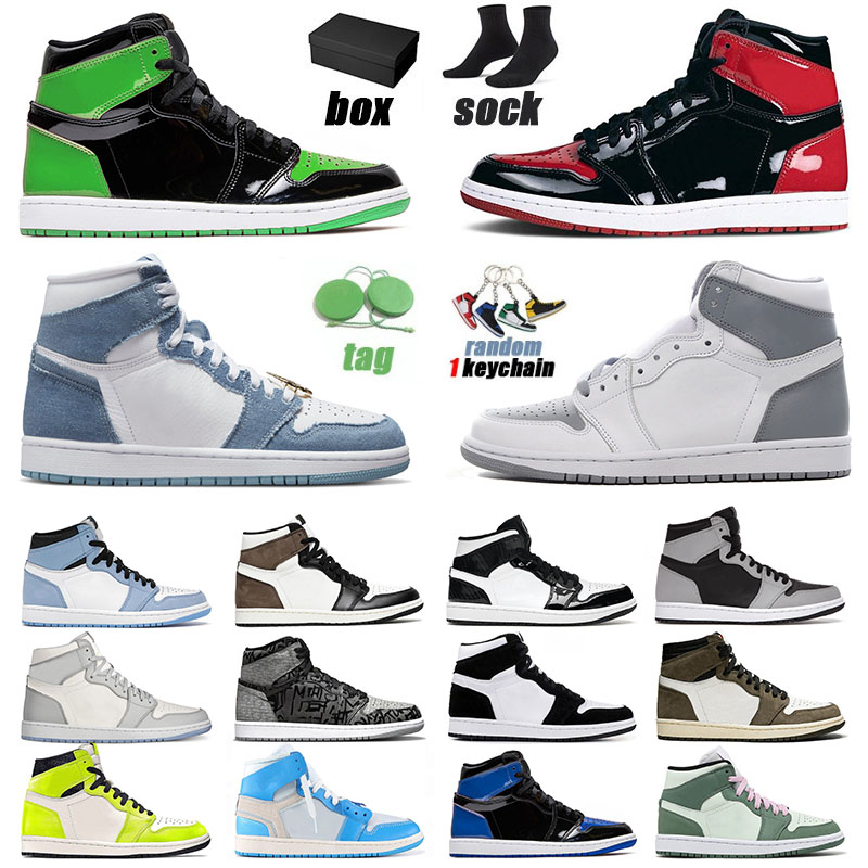 Mens Womens Jumpman 1 1s Designer Basketball Shoes Denim Patent Royal Blue Stealth High Visionaire Mid Carbon Fiber Dutch Green Sports Sneakers Trainers Size 36-46, 36-46 visionaire
Mens Womens Jumpman 1 1s Designer Basketball Shoes Denim Patent Royal Blue Stealth High Visionaire Mid Carbon Fiber Dutch Green Sports Sneakers Trainers Size 36-46, 36-46 visionaire