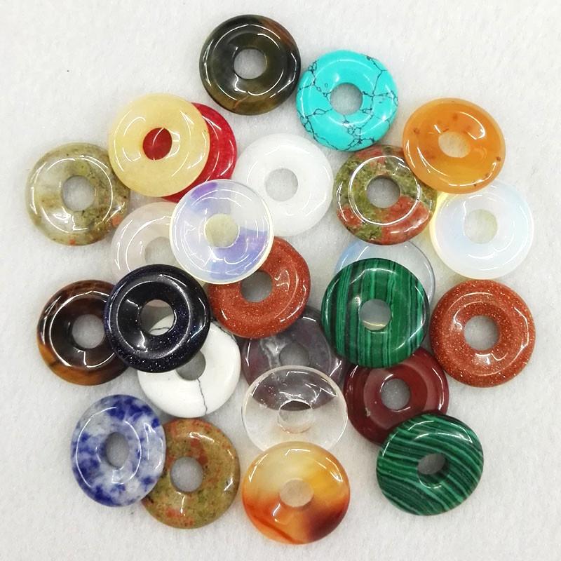 Pendant Necklaces 18mm Round Natural Stone Safe Clasp For DIY Necklace Bracelet Earring Charm Jewelry Accessories Making 1Pcs
Pendant Necklaces 18mm Round Natural Stone Safe Clasp For DIY Necklace Bracelet Earring Charm Jewelry Accessories Making 1Pcs