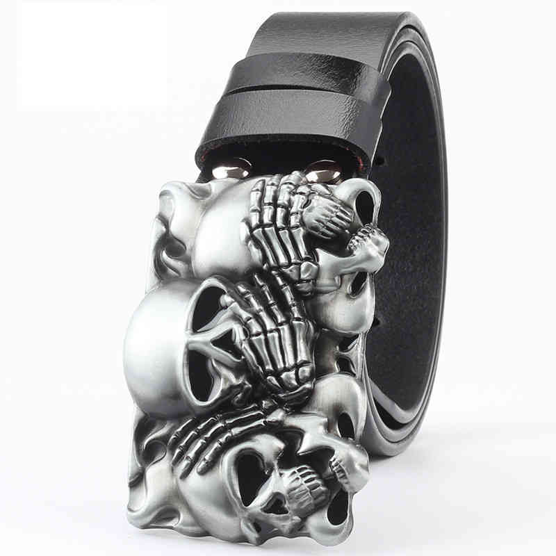 Punk Spook Head of the Gp Belts for men Men Leather belts Approximately Skulls Cow, Black
Punk Spook Head of the Gp Belts for men Men Leather belts Approximately Skulls Cow, Black