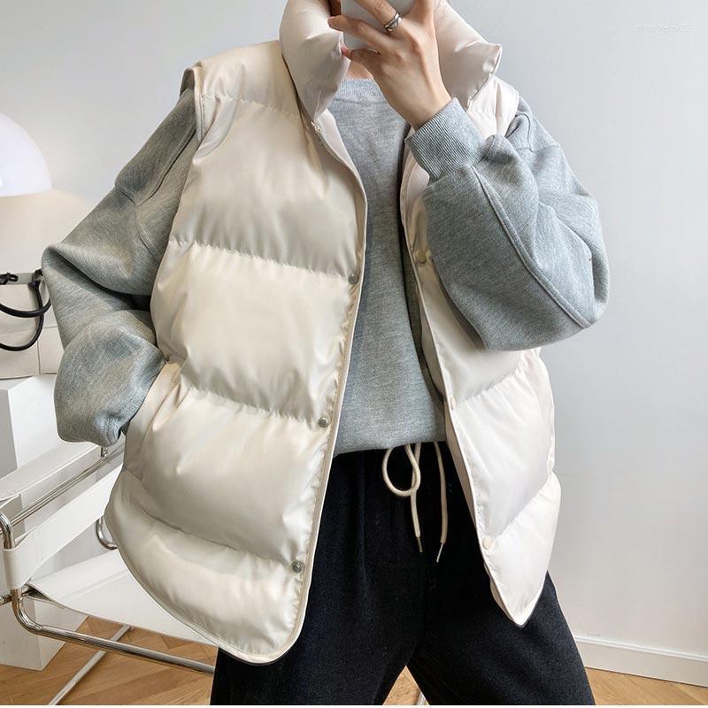 Women' Vests Winter Solid Color Sleeveless Women Jacket Loose Single-breasted Korean Fashion Shorts Bread Vest Stra22, Black
Women' Vests Winter Solid Color Sleeveless Women Jacket Loose Single-breasted Korean Fashion Shorts Bread Vest Stra22, Black