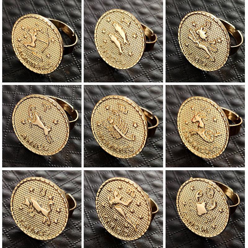 Wedding Rings Flatfoosie Trendy Constellations Ring For Women Adjustable Round Carving Coin Gold Constellation Couple Accessories GiftsWeddi
Wedding Rings Flatfoosie Trendy Constellations Ring For Women Adjustable Round Carving Coin Gold Constellation Couple Accessories GiftsWeddi